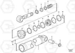 104559 Hydraulic cylinder, tilting L220G, Volvo Construction Equipment