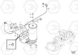 101709 Cable harness for central lubrication. L180G, Volvo Construction Equipment