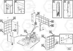 101653 Window guards, side and rear windows L180G, Volvo Construction Equipment