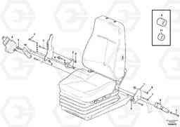 106628 Operator seat with fitting parts L150G, Volvo Construction Equipment