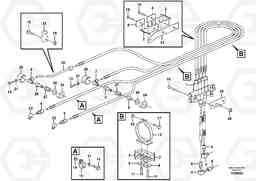 103134 Central lubrication with fitting parts. B3 L150G, Volvo Construction Equipment