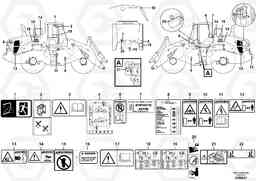 105495 Sign plates and decals L220G, Volvo Construction Equipment