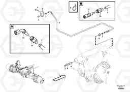 104537 Lubricating system. EW180C, Volvo Construction Equipment