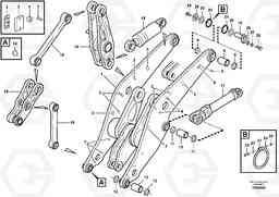 104840 Lifting frame work with assembly parts L220G, Volvo Construction Equipment