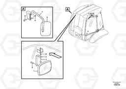 101248 Rear view mirror BL71PLUS S/N 10495 -, Volvo Construction Equipment