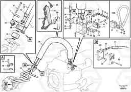 102092 Hydraulic system, frame extension A30E, Volvo Construction Equipment