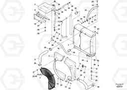 102359 Radiator/Oil Cooler Installation DD70/DD70HF S/N 197522 -, Volvo Construction Equipment