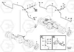 104930 Brake pipes, front axle and rear axle L180G, Volvo Construction Equipment