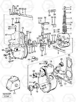 70442 Centrifugal governor 4600 4600, Volvo Construction Equipment