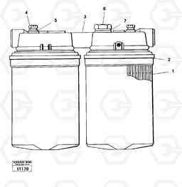 23702 Fuel filter td 70 g 5350B Volvo BM 5350B SER NO 2229 - 3999, Volvo Construction Equipment