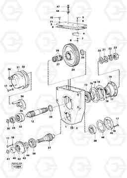 42212 Reduction gear 6x6 861 861, Volvo Construction Equipment