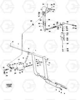 49332 Brake system 616B/646 616B,646 D45, TD45, Volvo Construction Equipment