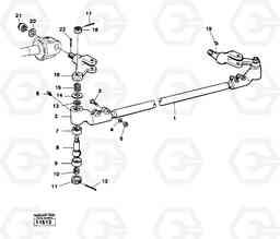 22217 Tie rod 616 b 616B/646 616B,646 D45, TD45, Volvo Construction Equipment