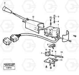 17907 Blinker-light switch 616B/646 616B,646 D45, TD45, Volvo Construction Equipment