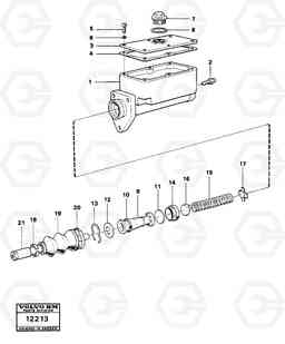 18160 Main-brake cylinder 616B/646 616B,646 D45, TD45, Volvo Construction Equipment