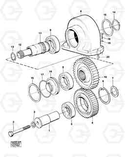 34522 Charging oil-pump drive prod no 30804 4300 4300, Volvo Construction Equipment