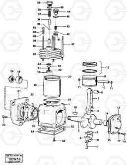 59272 Air compressor L50 L50 S/N -6400/-60300 USA, Volvo Construction Equipment