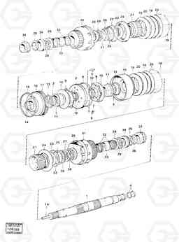 7654 Clutches forward and reverse 4300B 4300B, Volvo Construction Equipment