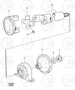 27981 Propeller shaft 4600 4600, Volvo Construction Equipment