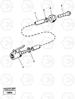 69832 Tyre-inflating equipment. L160 VOLVO BM L160, Volvo Construction Equipment