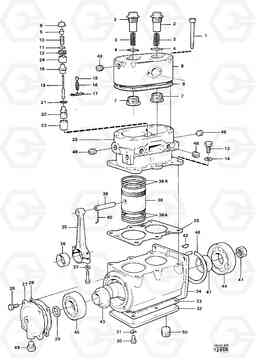 16429 Air compressor 4600 4600, Volvo Construction Equipment