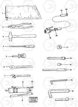 52141 Tools 4300B 4300B, Volvo Construction Equipment