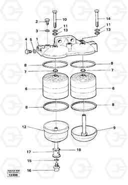 16227 Fuel filter 4300 4300, Volvo Construction Equipment