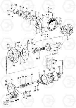 47411 Drive axle, rear prod nr 23506 4300 4300, Volvo Construction Equipment