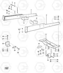 23918 Engine mounting 4300 4300, Volvo Construction Equipment