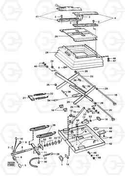 38644 Seat suspension 616B/646 616B,646 D45, TD45, Volvo Construction Equipment