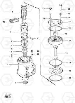 18162 Steering unit 616B/646 616B,646 D45, TD45, Volvo Construction Equipment