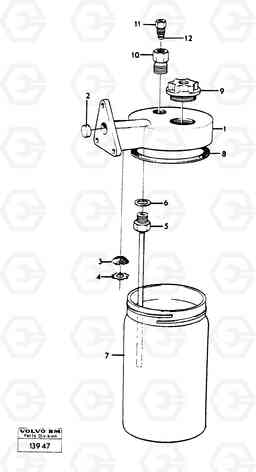 2753 Anti-freeze reservoir 4600 4600, Volvo Construction Equipment