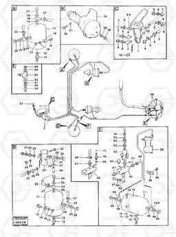 70445 Components with fitting parts 4300 4300, Volvo Construction Equipment