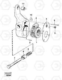 26287 Adjusting lever 861 861, Volvo Construction Equipment