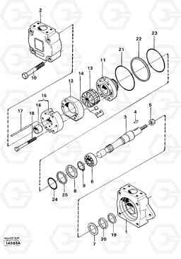 100296 Hydraulic pump 861 861, Volvo Construction Equipment