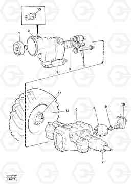 13019 Power transmission 861 861, Volvo Construction Equipment