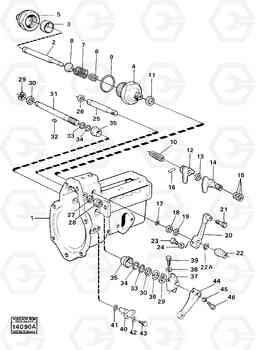 16225 Fuel injection pump shafts 4300 4300, Volvo Construction Equipment