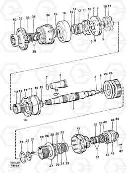 97828 Forward and reverse clutches 616B/646 616B,646 D45, TD45, Volvo Construction Equipment