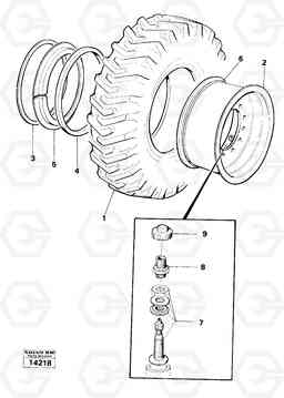 11648 Wheel equipment, trailer 861 861, Volvo Construction Equipment