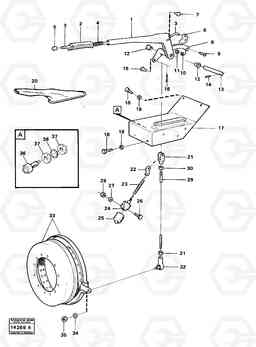 38154 Hand brake 4200 4200, Volvo Construction Equipment