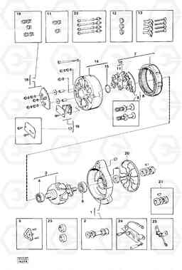 13007 Alternator 99002 861 861, Volvo Construction Equipment