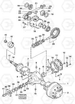 35008 Drive shaft 4200 4200, Volvo Construction Equipment