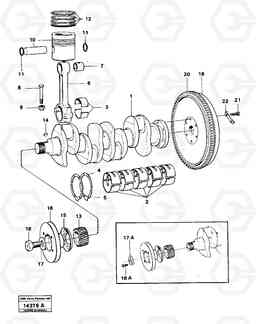 32315 Crankshaft and related parts L30 L30, Volvo Construction Equipment