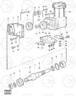 285 Air-compressor drive 4200 4200, Volvo Construction Equipment