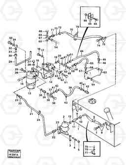 19769 Fuel system mo -u 851197 j 4200 4200, Volvo Construction Equipment