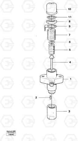 19280 Nozzle body 4200 4200, Volvo Construction Equipment