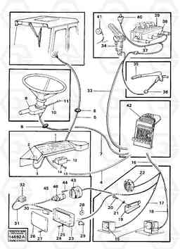 280 Electric system front 4200 4200, Volvo Construction Equipment