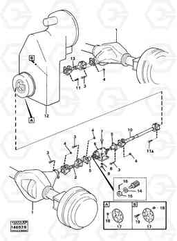 65010 Propeller shafts with fitting parts 4200 4200, Volvo Construction Equipment