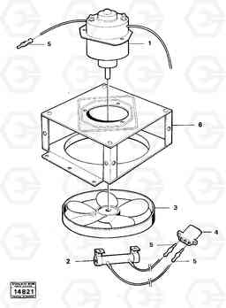 32321 Fan 616B/646 616B,646 D45, TD45, Volvo Construction Equipment