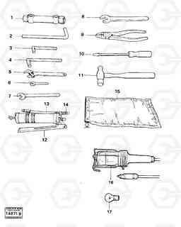 52136 Tools 616B/646 616B,646 D45, TD45, Volvo Construction Equipment